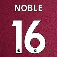 West Ham United Home Baby Kit 2017-18 with Noble 16 printing, Burgundy/Blue