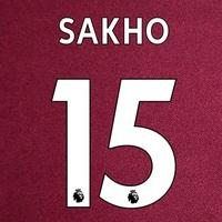 West Ham United Home Shirt 2017-18 - Kids with Sakho 15 printing, Burgundy/Blue