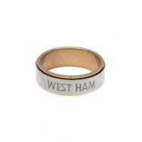 West Ham United F.C. Bi Colour Spinner Ring X-Small CT