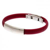 west ham united fc colour silicone bracelet