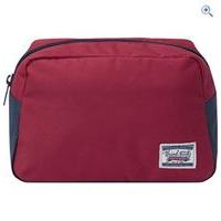 Weird Fish Mens Dione Fabric Wash Bag - Colour: Red-Navy