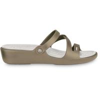 Wedges Women Khaki/Pearl White Patricia