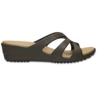 Wedges Women Brown Sanrah Strappy