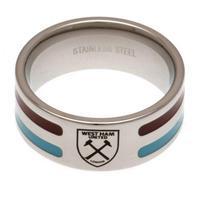West Ham United F.C. Colour Stripe Ring Small