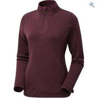 Weird Fish Vogel ¼ Zip Soft Knit Fleece - Size: 20 - Colour: DARK WINE