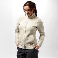 weird fish womens wilderness full zip fleece cream cream