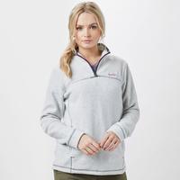 weird fish womens chrystal quarter zip fleece cream cream