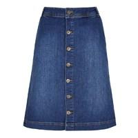 Weird Fish Vixey Denim Skirt Denim Size 12