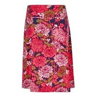 Weird Fish Malmo Printed Jersey Skirt Begonia Pink Size 10