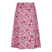 Weird Fish Ditte Reversible Printed Lightweight Skirt Coral Pink Size 16