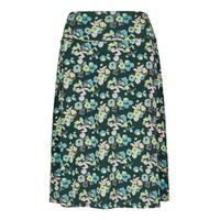 Weird Fish Malmo Printed Jersey Skirt Evergreen Size 18