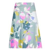 Weird Fish Malmo Printed Jersey Skirt Faded Jade Size 12