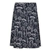 Weird Fish Malmo Printed Jersey Skirt Ink Size 16