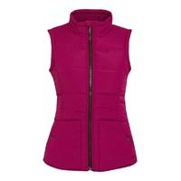 Weird Fish Shipton Wadded Gilet Raspberry Size 8