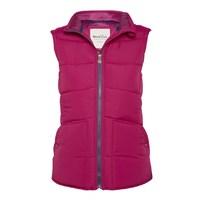Weird Fish Grapnel Wadded Gilet Magenta Size 14