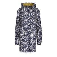 weird fish manitou printed showerproof parka jacket dark navy size 14