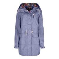 weird fish pensacola print lined waterproof parka jacket dark navy siz ...