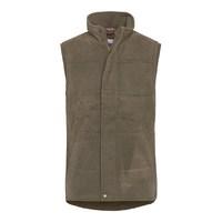 weird fish patterson waxed canvas gilet cedar green size l