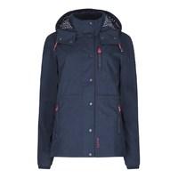 weird fish stevie fleece lined water resistant jacket dark navy size 2 ...