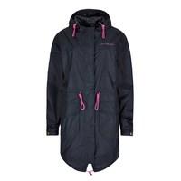 Weird Fish Wilamena Waterproof Jacket Navy Size 8