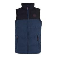 weird fish aym padded gilet dark denim size 2xl