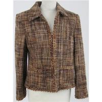 Weill, size 12 brown & bronze jacket