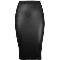 wetlook pencil skirt size ml