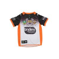 wests tigers 2017 nrl kids alternate ss replica rugby shirt