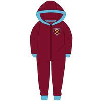 west ham kids onesie size 34