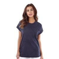 weird fish womens buttercup t shirt navy