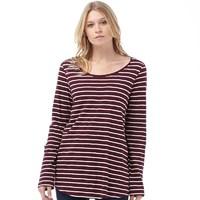 Weird Fish Womens Fairfax Slub T-Shirt Dark Wine