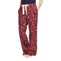 Weird Fish Iceland Cotton Printed Pyjama Bottoms Boysenberry Size 10