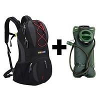 WEST BIKING Outdoor 22L Nylon Waterproof Breathable Shockproof With Water Bag Bicycle Shoulder Backpack