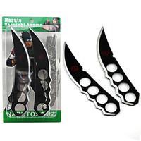 Weapon Inspired by Naruto Cosplay Anime Cosplay Accessories Weapon Black / Silver Alloy Male