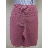 Weird Fish Salmon Pink Linen/Cotton Shorts Weird Fish - Pink - Cargo shorts