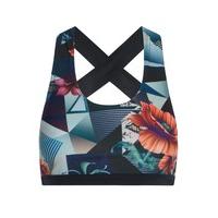 We Are Handsome Heat 5 Score Active Multicolor Sports Bra Cross Over Back