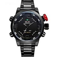 WEIDE Men\'s Watch Sports Analog-Digital LED Date Alarm Water Resistant Multi-Function Wrist Watch Cool Watch Unique Watch Fashion Watch