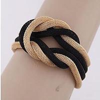 weave 8 words alloy bracelet chain link bracelets daily casual 1pc