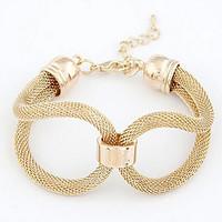 weave alloy bracelet chain link bracelets daily casual 1pc