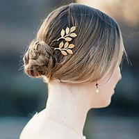 wedding hair accessories olive branches leaves beautiful bride hairpin ...