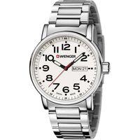 wenger mens attitude day date watch