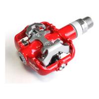 Wellgo WPD801 SPD Compatible Pedals - Red