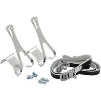 wellgo steel toe clips straps set