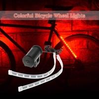 Wheel Lights Bike Bicycle Colorful Light 24Pcs LED Lights Lamps Bicycle Front Rear Fork Light