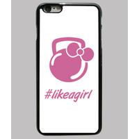 white like a girl iphone 6 plus