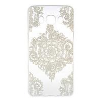 white flower corners pattern tpu soft case phone case for samsung gala ...