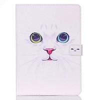 White Cat Pattern Standoff Protective Case for iPad Air 2