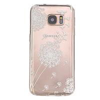 White dandelion Pattern TPU Soft Case for Galaxy S7 Edge/Galaxy S7/Galaxy S7 edge Plus