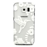 White bird Pattern TPU Relief Back Cover Case for Galaxy S5 Mini/S5/Galaxy S6/Galaxy S6 edgePlus/Galaxy S6 edge