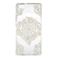 White Flower Corners Pattern TPU Soft Case Phone Case for for Huawei Series Model